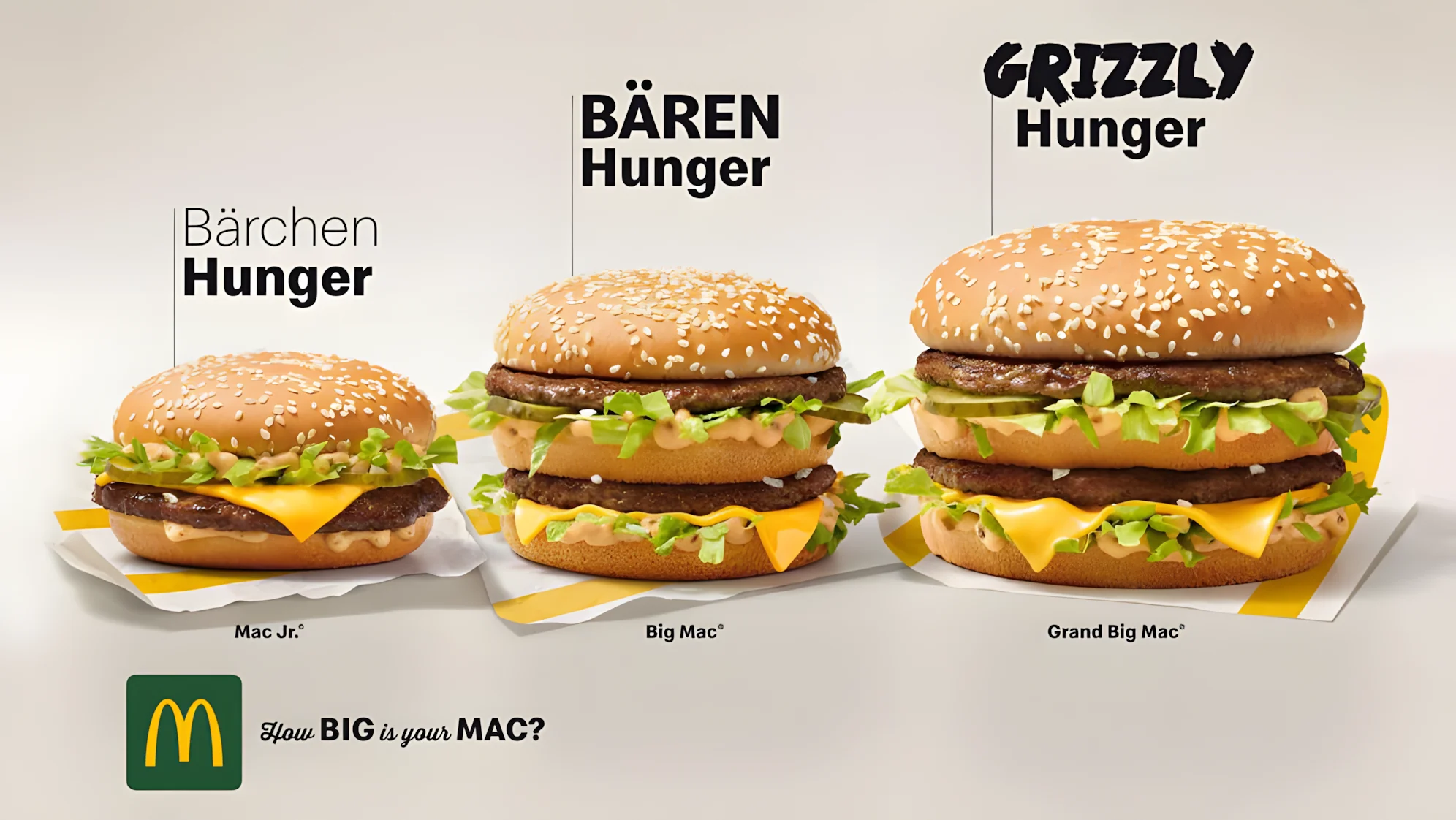 McDonald's Big Mac advertising poster